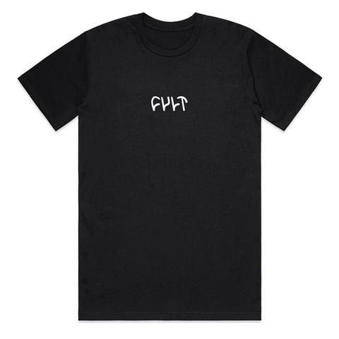 CULT EMBROIDERED LOGO TEE
