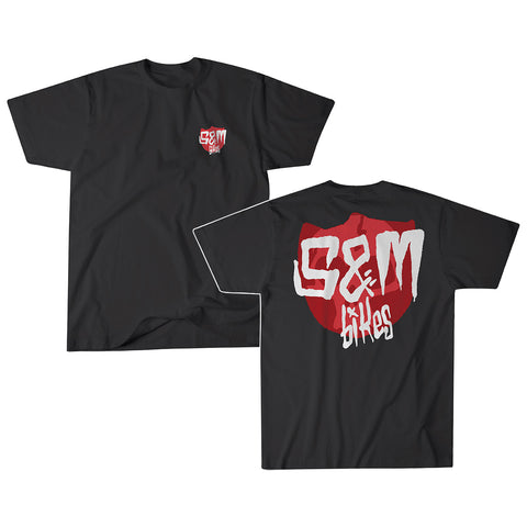 S&M skull SHIELD TEE