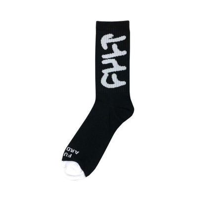 CULT LOGO SOCKS BLACK