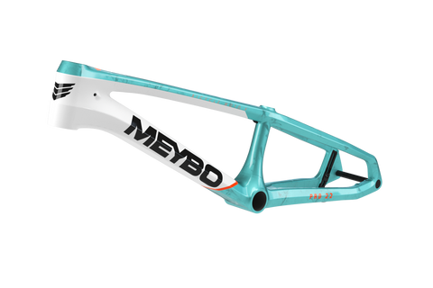 MEYBO HSX CARBON 2026 FRAME TEAL/WHITE/ORANGE
