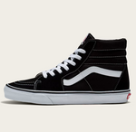 VANS SKATE HI BLACK WHITE