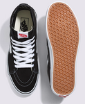 VANS SKATE HI BLACK WHITE