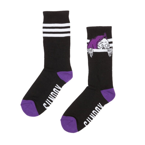 SUNDAY CREEPY SWEEPER CREW SOCKS