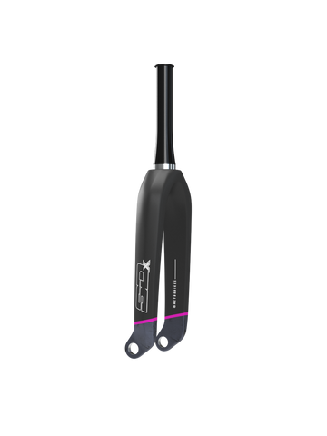 SD V2 CARBON FORK 20 MM (MATTE BLACK/PINK/GREY)