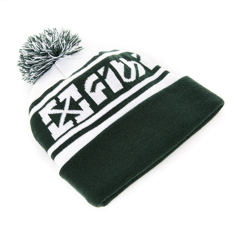 FITBIKECO FREEZE POM GREEN BEANIE