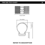 BOX TWO 60 TPI WIRE TIRE