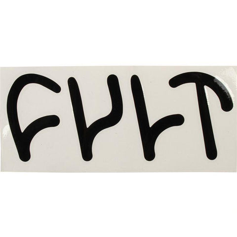 CULT DIE-CUT BLACK DECAL