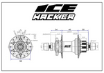 ICE HACKER DISC REAR HUB