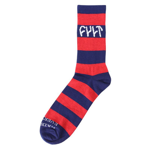 CULT RED STRIPE SOCKS